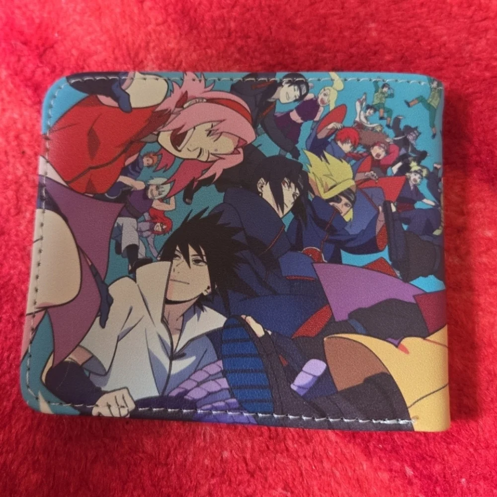 New Naruto anime manga leather wallet